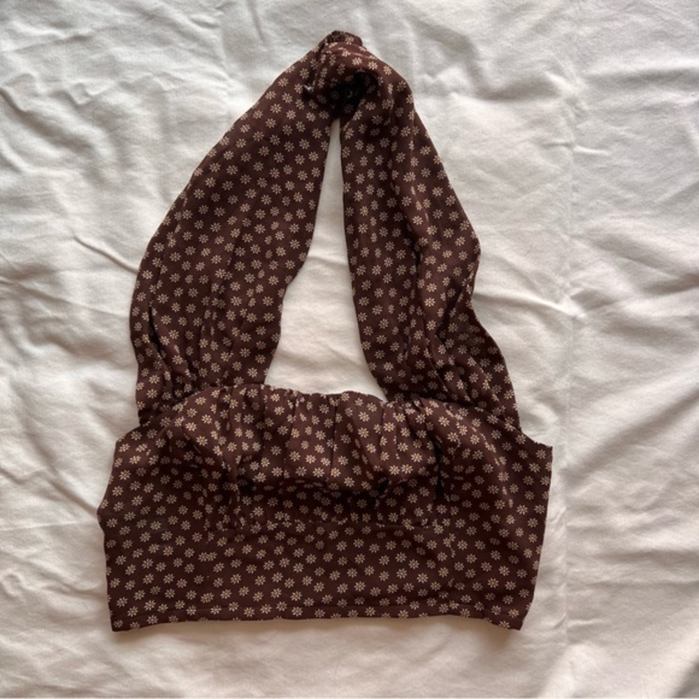 American‎ Threads Floral Halter Top